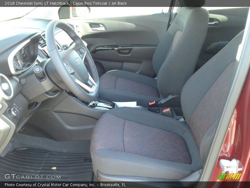 Cajun Red Tintcoat / Jet Black 2018 Chevrolet Sonic LT Hatchback