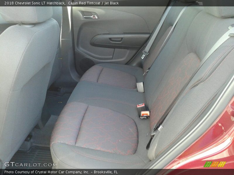 Cajun Red Tintcoat / Jet Black 2018 Chevrolet Sonic LT Hatchback