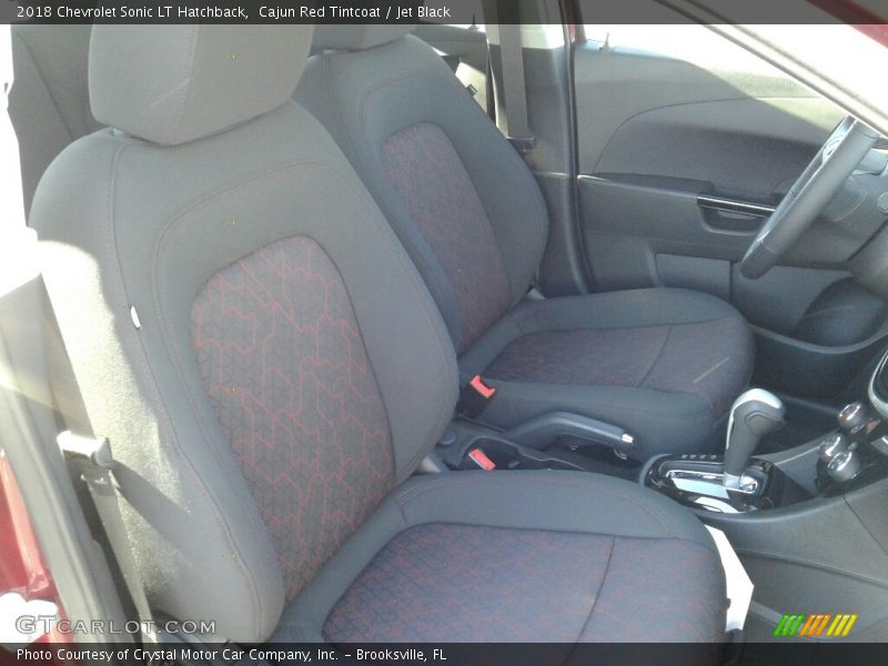 Cajun Red Tintcoat / Jet Black 2018 Chevrolet Sonic LT Hatchback