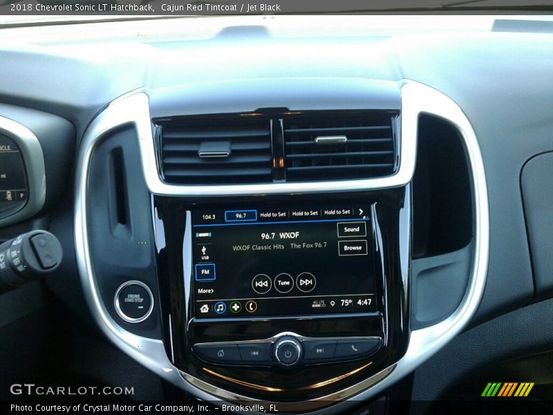 Cajun Red Tintcoat / Jet Black 2018 Chevrolet Sonic LT Hatchback
