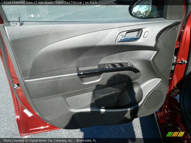 Cajun Red Tintcoat / Jet Black 2018 Chevrolet Sonic LT Hatchback