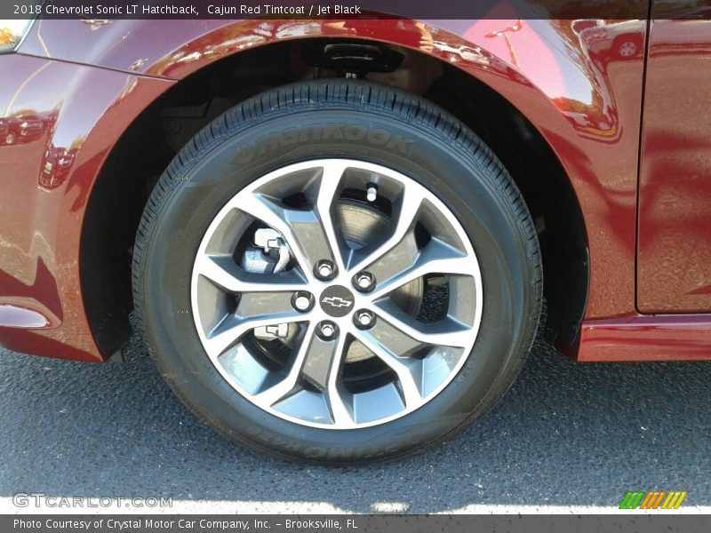 Cajun Red Tintcoat / Jet Black 2018 Chevrolet Sonic LT Hatchback