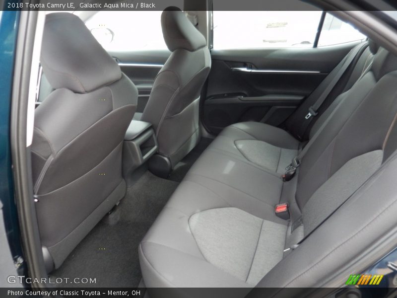 Galactic Aqua Mica / Black 2018 Toyota Camry LE
