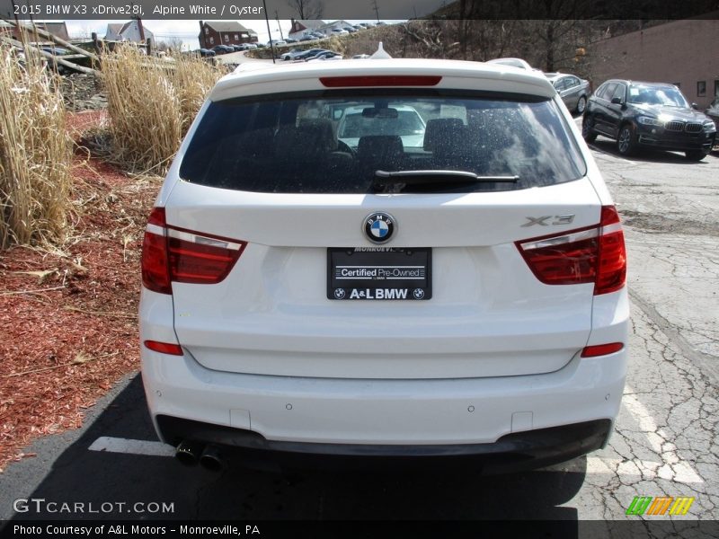 Alpine White / Oyster 2015 BMW X3 xDrive28i