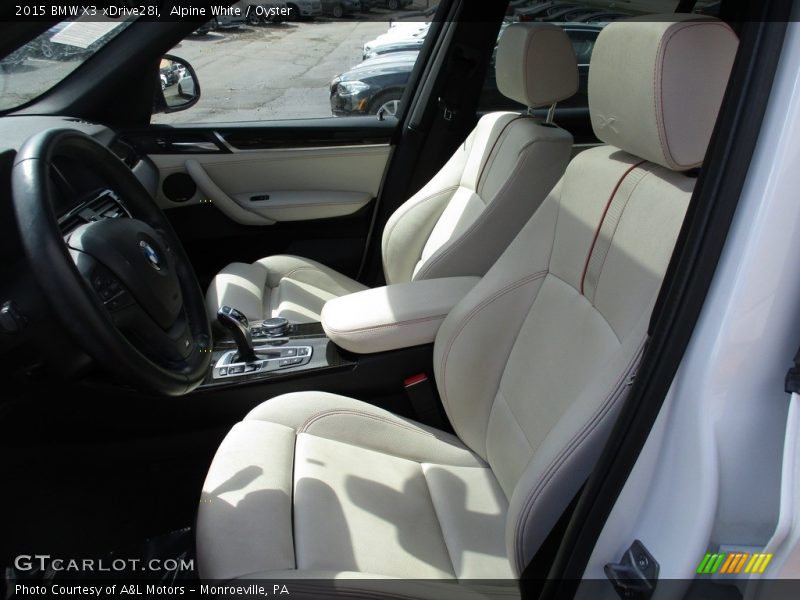 Alpine White / Oyster 2015 BMW X3 xDrive28i