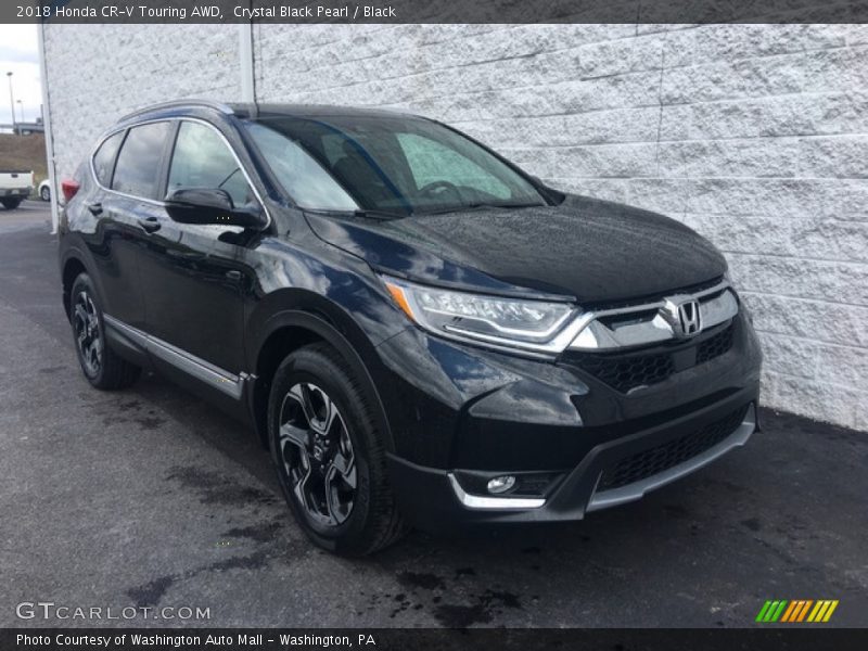 Crystal Black Pearl / Black 2018 Honda CR-V Touring AWD