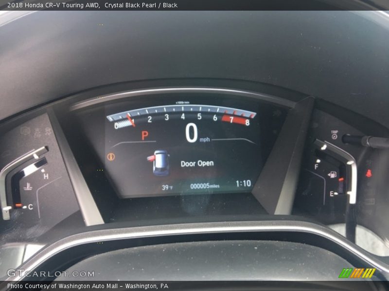 Crystal Black Pearl / Black 2018 Honda CR-V Touring AWD