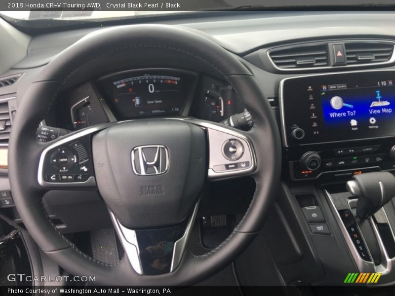 Crystal Black Pearl / Black 2018 Honda CR-V Touring AWD
