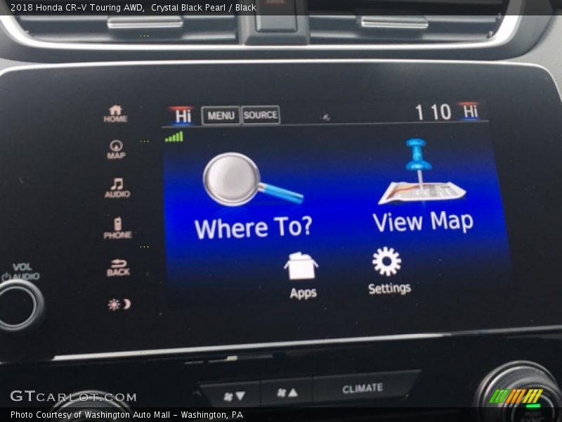 Crystal Black Pearl / Black 2018 Honda CR-V Touring AWD