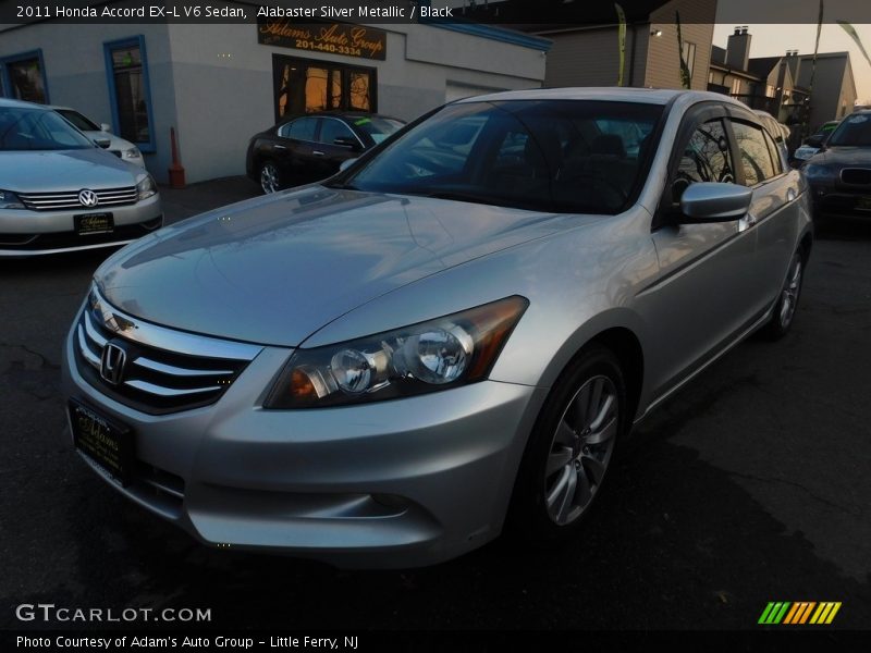 Alabaster Silver Metallic / Black 2011 Honda Accord EX-L V6 Sedan