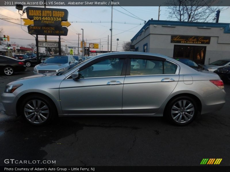Alabaster Silver Metallic / Black 2011 Honda Accord EX-L V6 Sedan