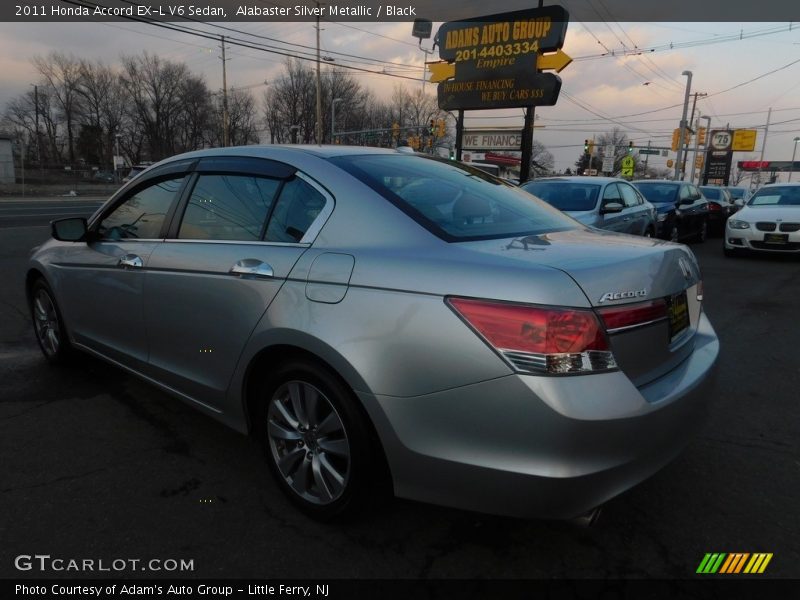 Alabaster Silver Metallic / Black 2011 Honda Accord EX-L V6 Sedan