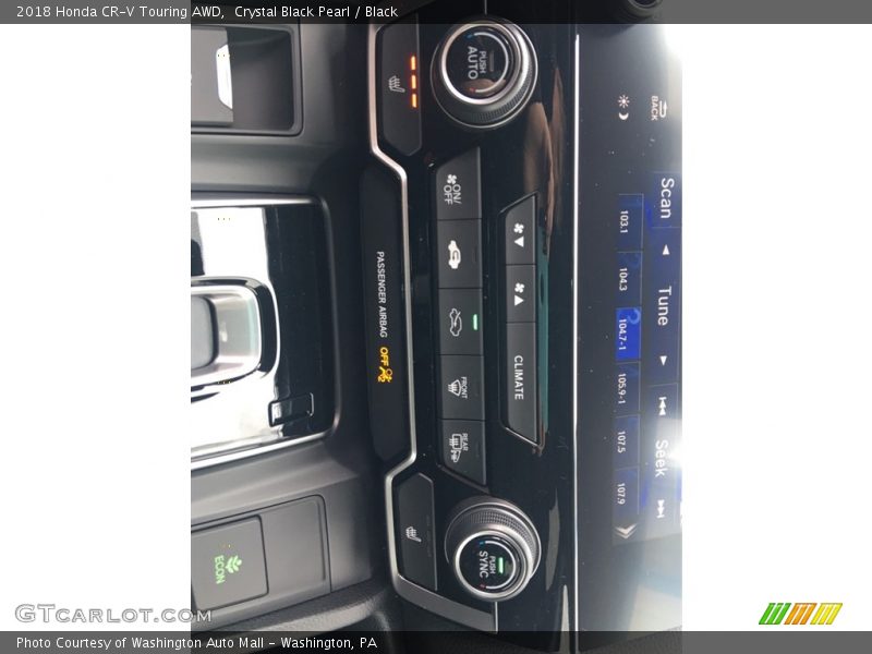 Crystal Black Pearl / Black 2018 Honda CR-V Touring AWD