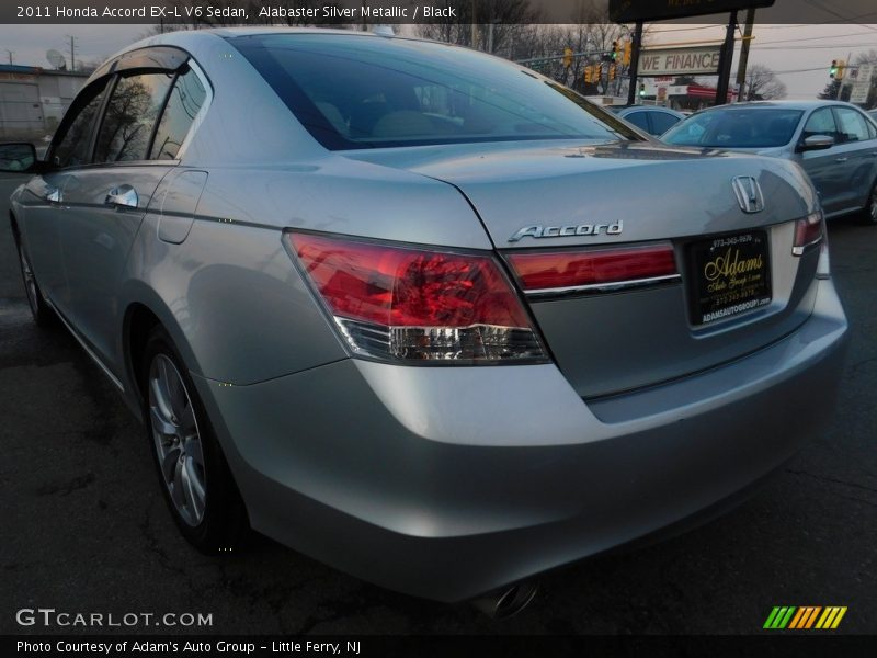 Alabaster Silver Metallic / Black 2011 Honda Accord EX-L V6 Sedan