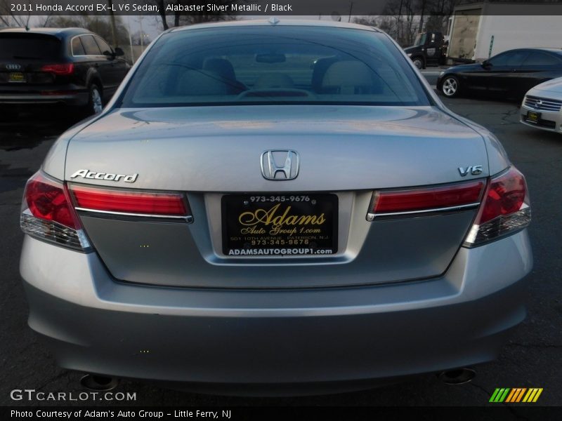 Alabaster Silver Metallic / Black 2011 Honda Accord EX-L V6 Sedan