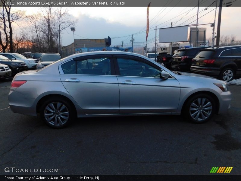 Alabaster Silver Metallic / Black 2011 Honda Accord EX-L V6 Sedan
