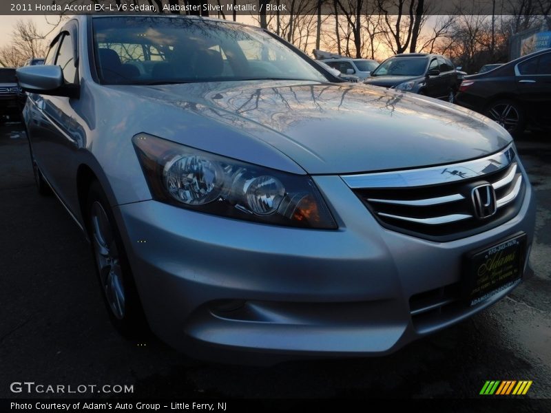 Alabaster Silver Metallic / Black 2011 Honda Accord EX-L V6 Sedan