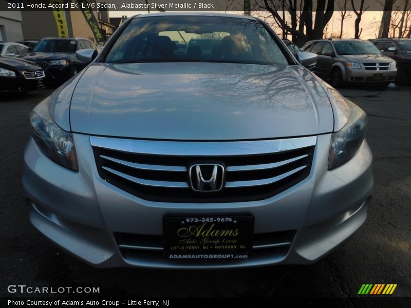 Alabaster Silver Metallic / Black 2011 Honda Accord EX-L V6 Sedan