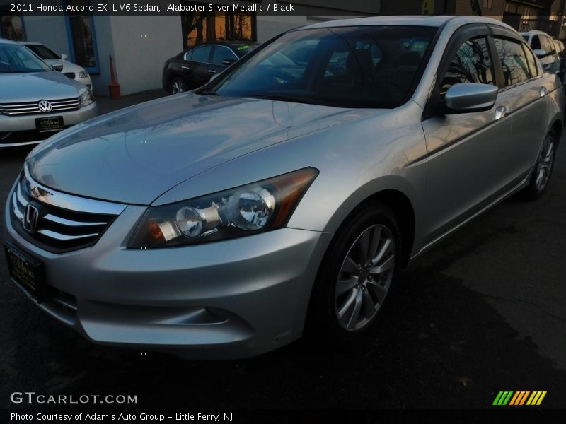 Alabaster Silver Metallic / Black 2011 Honda Accord EX-L V6 Sedan