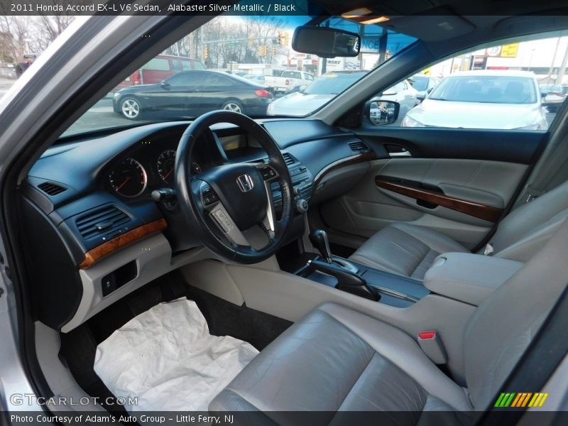 Alabaster Silver Metallic / Black 2011 Honda Accord EX-L V6 Sedan