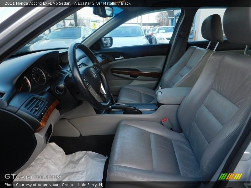 Alabaster Silver Metallic / Black 2011 Honda Accord EX-L V6 Sedan