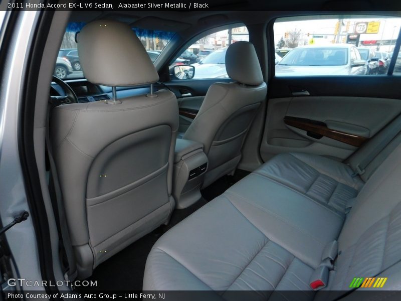 Alabaster Silver Metallic / Black 2011 Honda Accord EX-L V6 Sedan