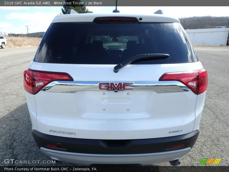 White Frost Tricoat / Jet Black 2018 GMC Acadia SLE AWD
