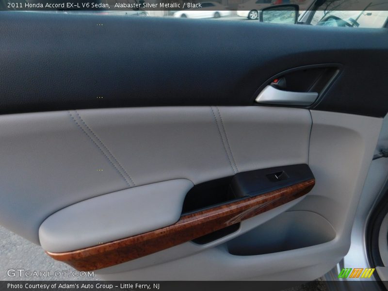 Alabaster Silver Metallic / Black 2011 Honda Accord EX-L V6 Sedan