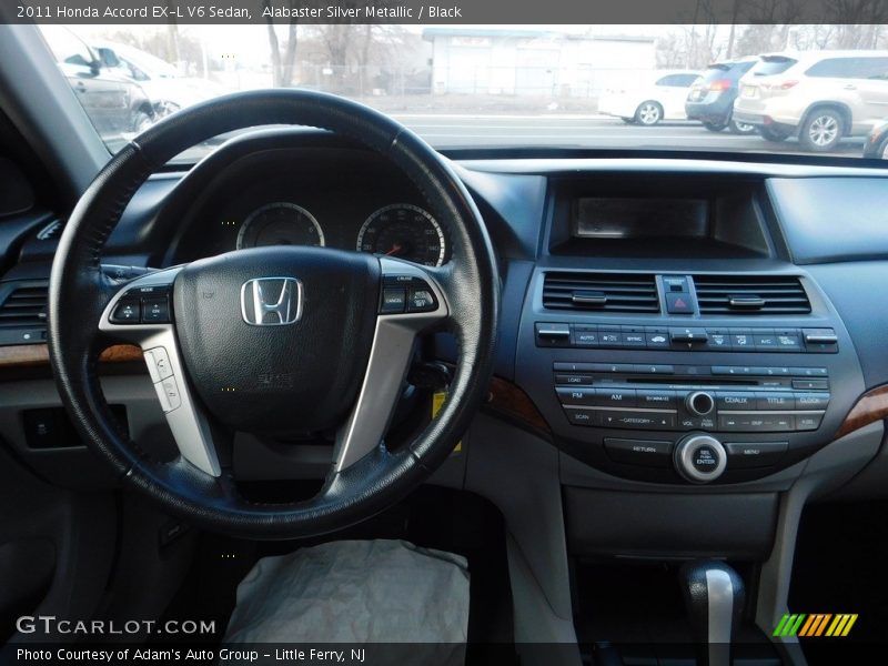 Alabaster Silver Metallic / Black 2011 Honda Accord EX-L V6 Sedan