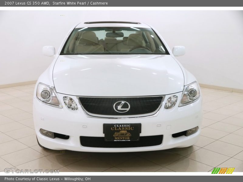 Starfire White Pearl / Cashmere 2007 Lexus GS 350 AWD