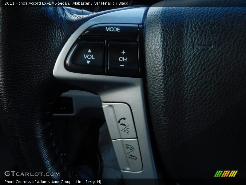 Alabaster Silver Metallic / Black 2011 Honda Accord EX-L V6 Sedan