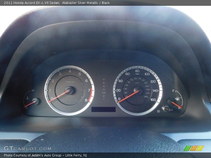 Alabaster Silver Metallic / Black 2011 Honda Accord EX-L V6 Sedan