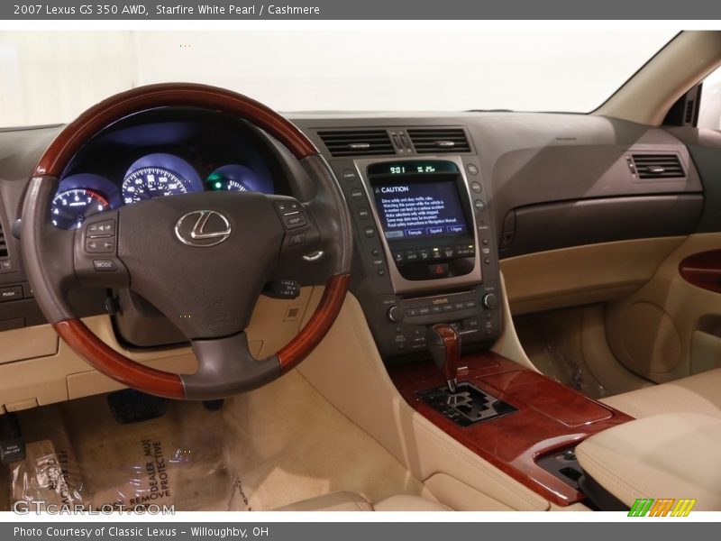 Starfire White Pearl / Cashmere 2007 Lexus GS 350 AWD