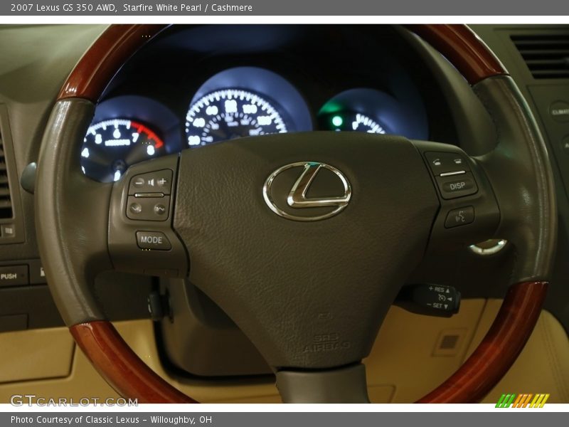 Starfire White Pearl / Cashmere 2007 Lexus GS 350 AWD