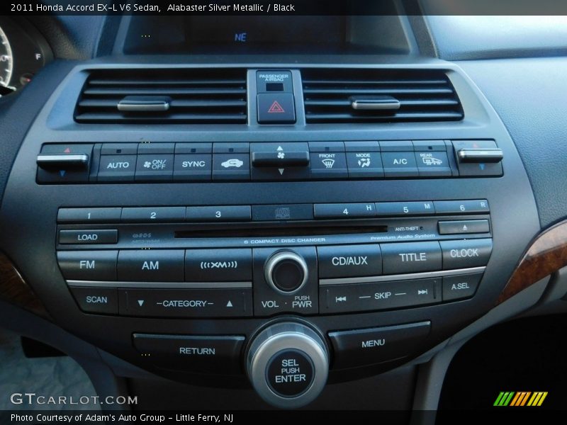 Alabaster Silver Metallic / Black 2011 Honda Accord EX-L V6 Sedan