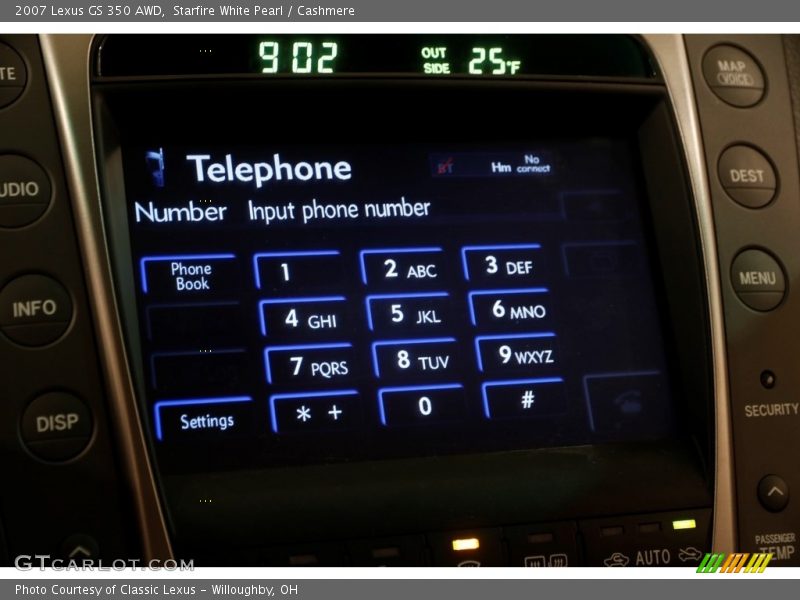 Starfire White Pearl / Cashmere 2007 Lexus GS 350 AWD