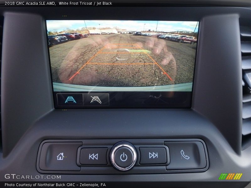 White Frost Tricoat / Jet Black 2018 GMC Acadia SLE AWD