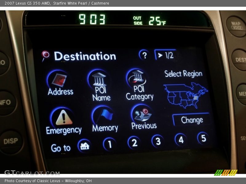 Starfire White Pearl / Cashmere 2007 Lexus GS 350 AWD