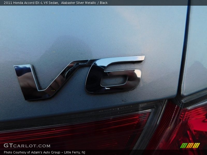 Alabaster Silver Metallic / Black 2011 Honda Accord EX-L V6 Sedan