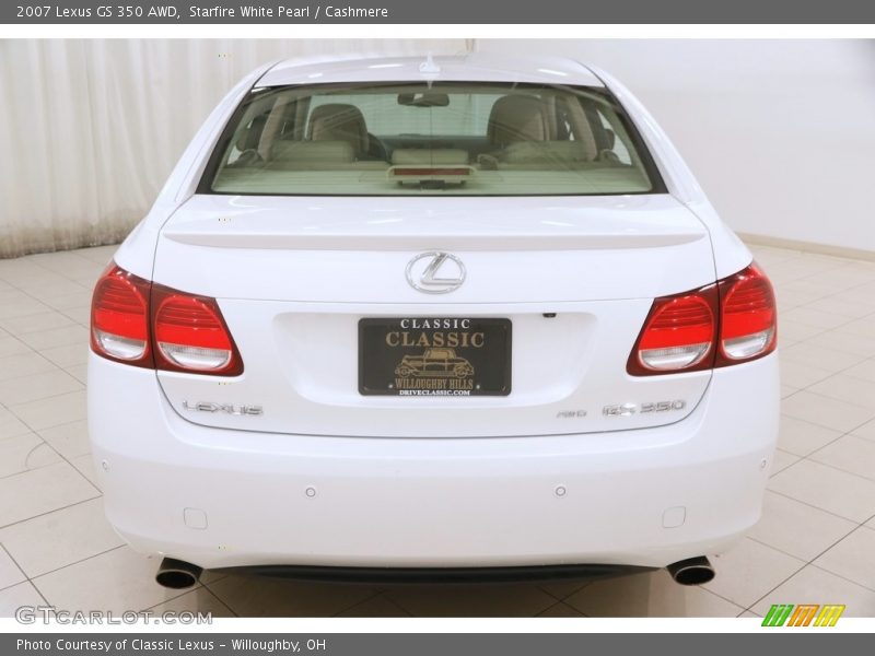 Starfire White Pearl / Cashmere 2007 Lexus GS 350 AWD
