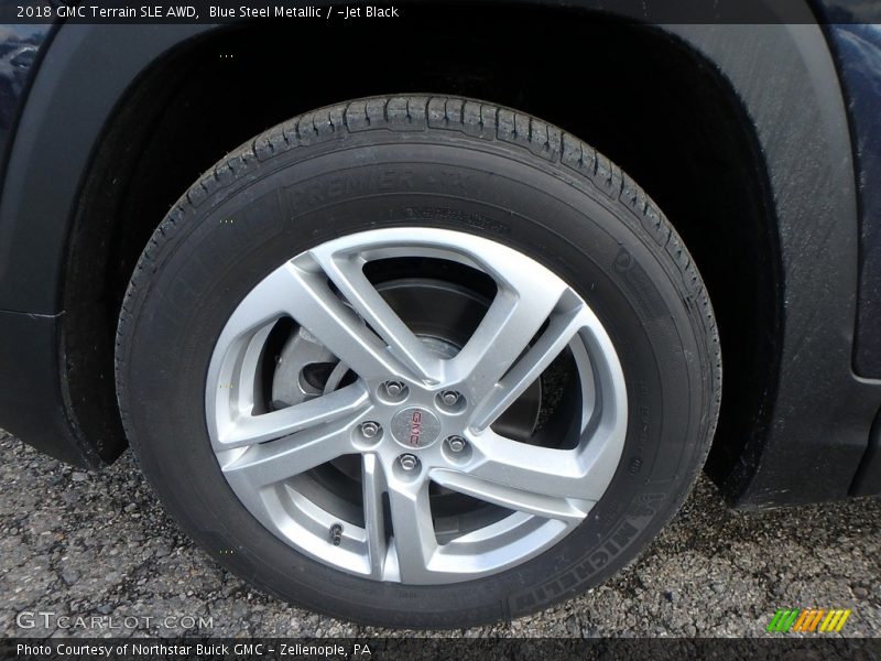 Blue Steel Metallic / ­Jet Black 2018 GMC Terrain SLE AWD
