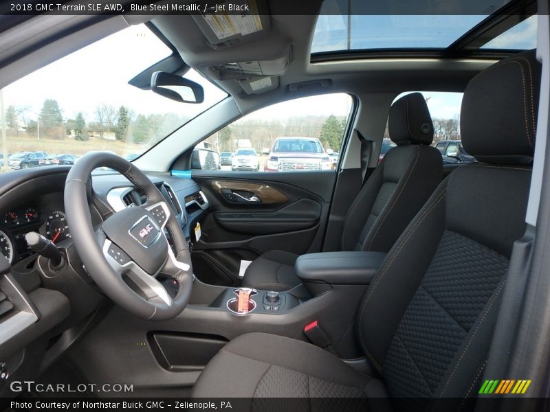 Blue Steel Metallic / ­Jet Black 2018 GMC Terrain SLE AWD