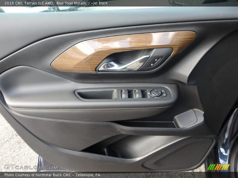 Blue Steel Metallic / ­Jet Black 2018 GMC Terrain SLE AWD