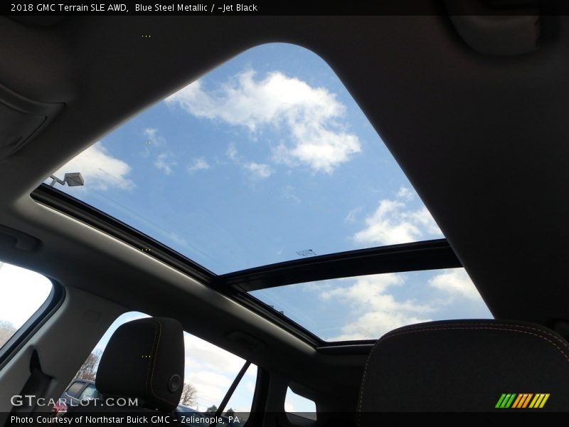 Blue Steel Metallic / ­Jet Black 2018 GMC Terrain SLE AWD
