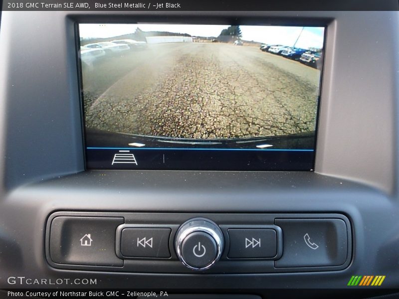Blue Steel Metallic / ­Jet Black 2018 GMC Terrain SLE AWD