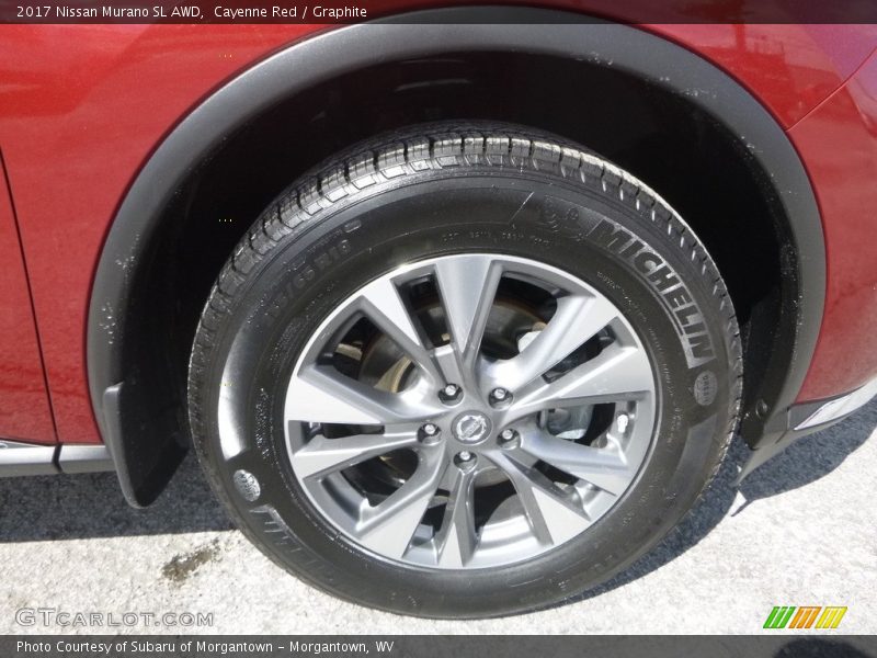 Cayenne Red / Graphite 2017 Nissan Murano SL AWD