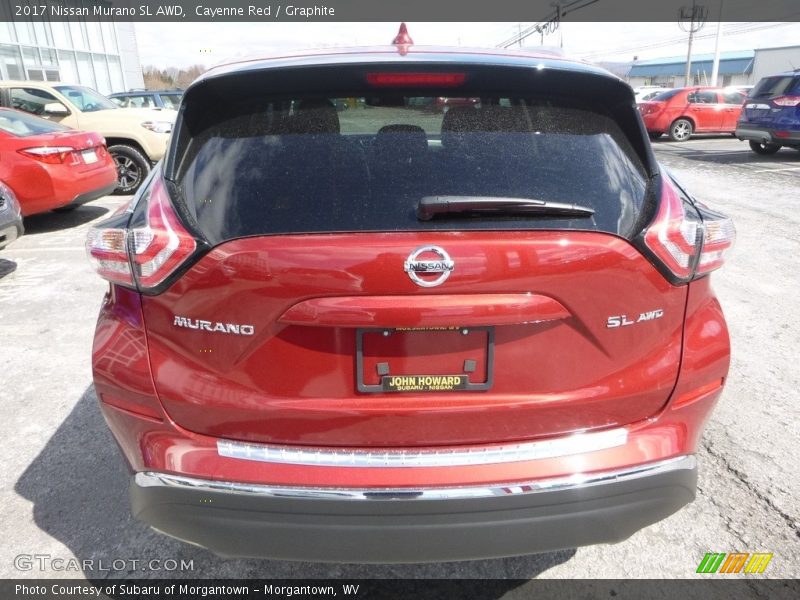 Cayenne Red / Graphite 2017 Nissan Murano SL AWD
