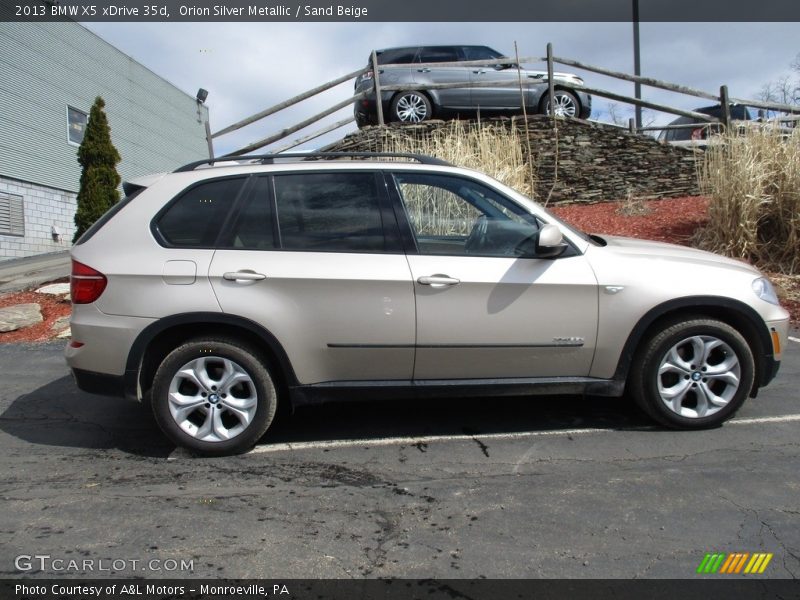 Orion Silver Metallic / Sand Beige 2013 BMW X5 xDrive 35d