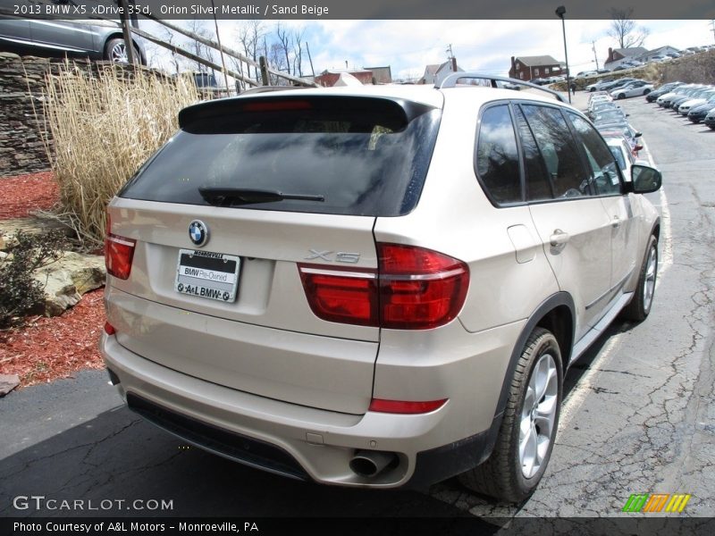 Orion Silver Metallic / Sand Beige 2013 BMW X5 xDrive 35d