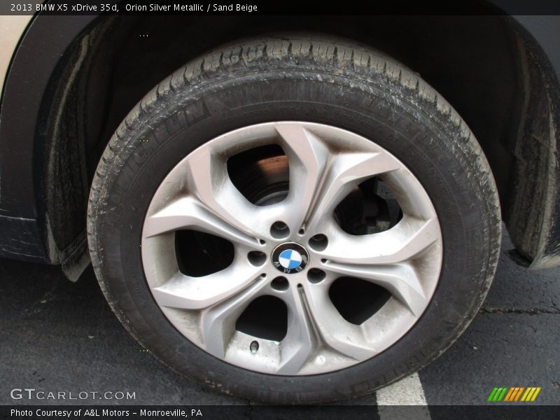 Orion Silver Metallic / Sand Beige 2013 BMW X5 xDrive 35d